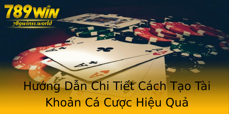 Hướng Dẫn Chi Tiết Cách Tạo Tài Khoản Cá Cược Hiệu Quả Hướng Dẫn Chi Tiết Cách Tạo Tài Khoản Cá Cược Hiệu Quả